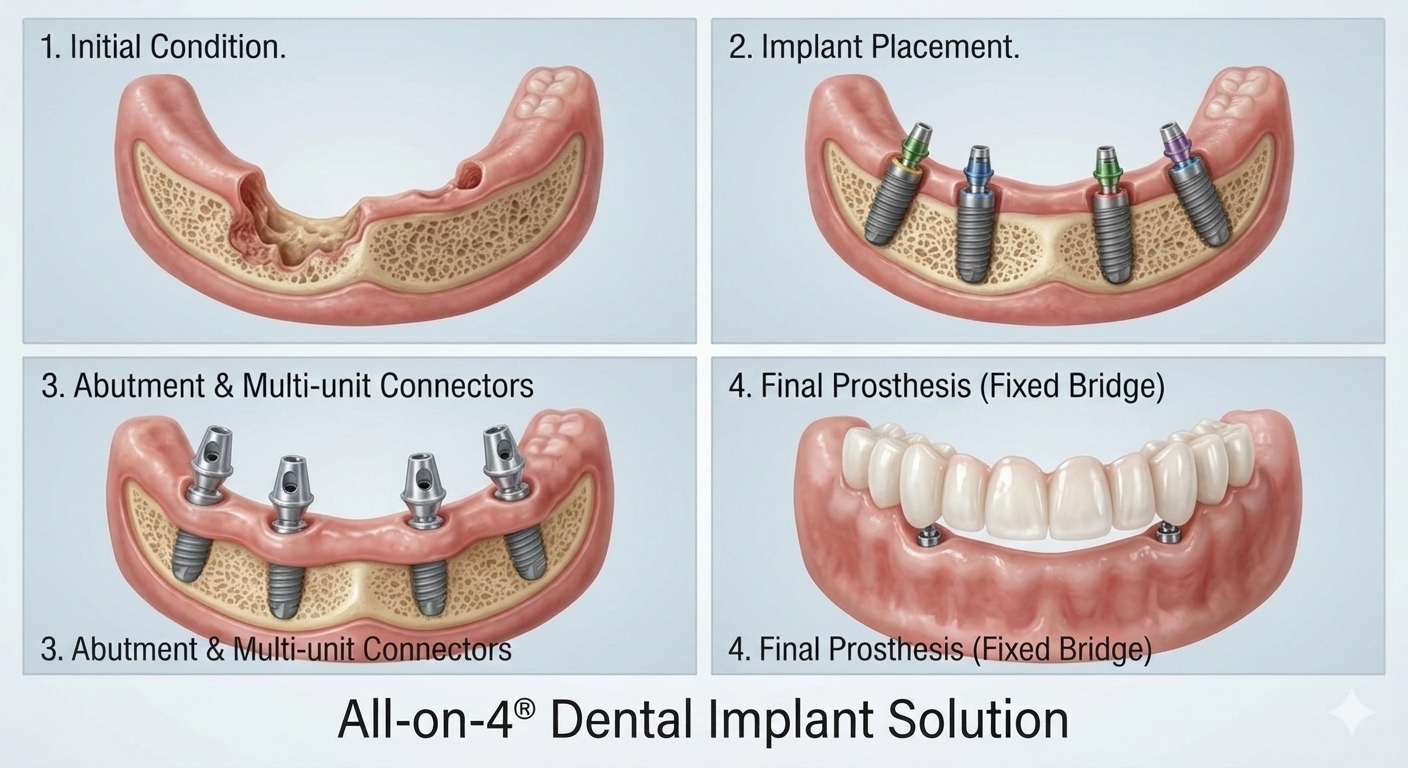 All-on-4 dental implants